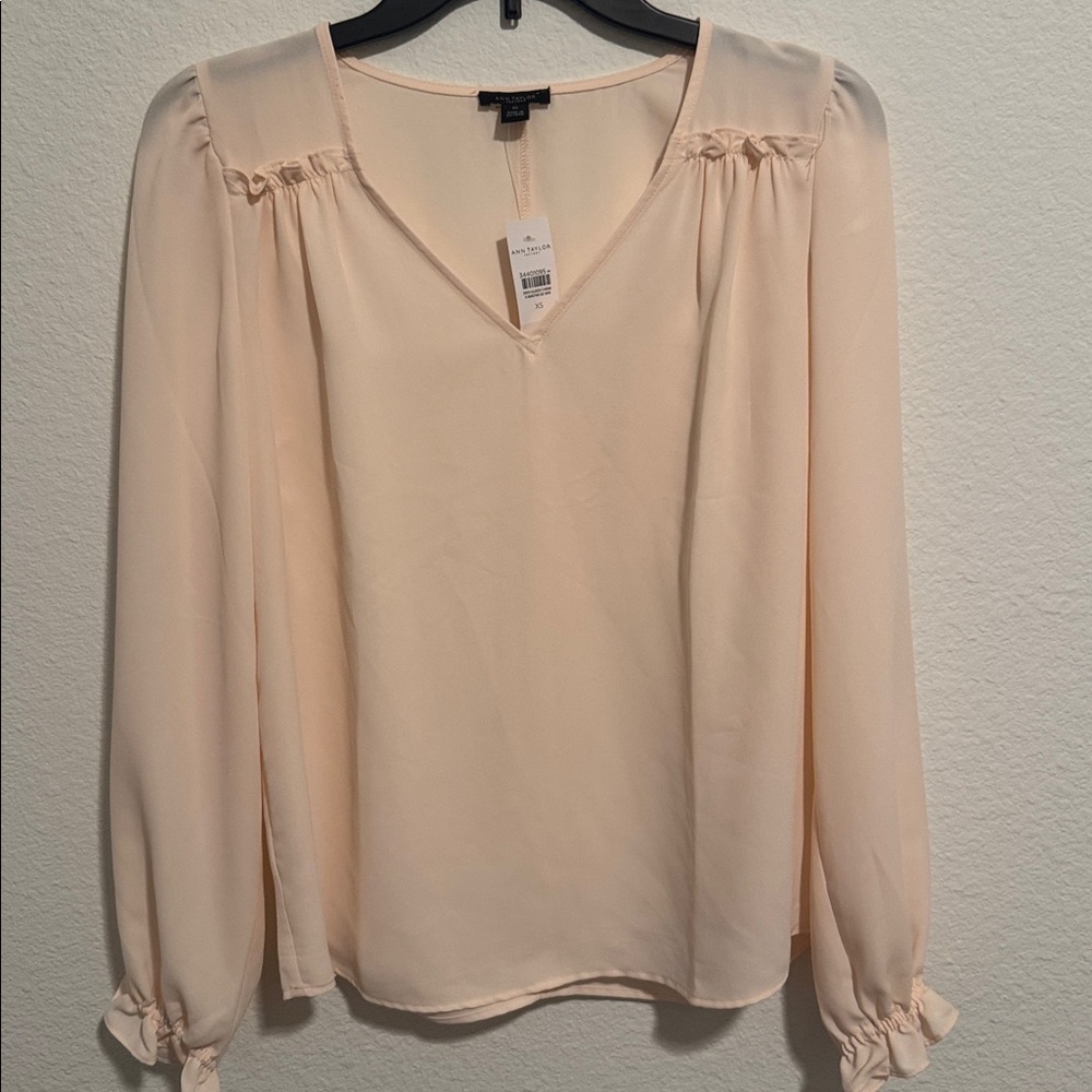 Ann Taylor Long Sleeve Blouse
